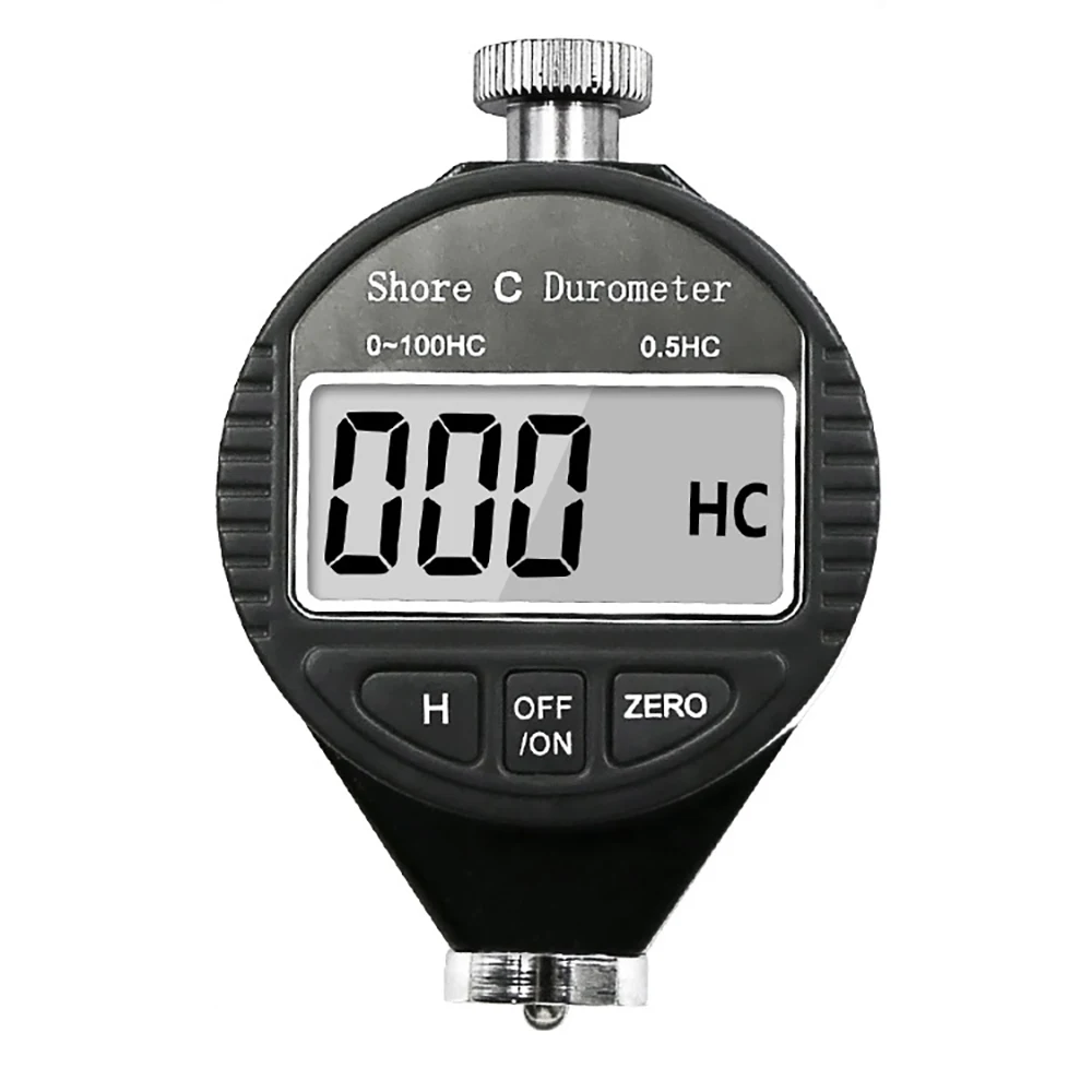 LCD Display Digital Shore A/C/D Hardness Durometer Tester Meter 0~100HA For Testing Tire Rubber Leather
LCD Display Digital Shore A/C/D Hardness Durometer Tester Meter 0~100HA For Testing Tire Rubber Leather