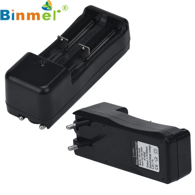 Binmer Factory Price Universal Dual Battery Charger For 18650 16340 26650 Rechargeable 3.7V Li-ion EU 0117 Drop Shipping
Binmer Factory Price Universal Dual Battery Charger For 18650 16340 26650 Rechargeable 3.7V Li-ion EU 0117 Drop Shipping