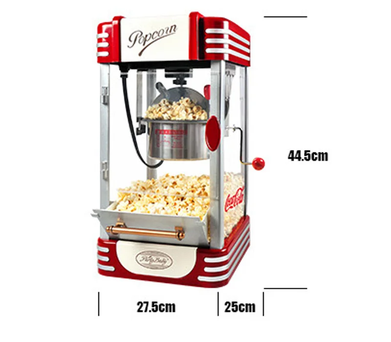 Mini Popcorn Maker Machine Automatic Small Heating Corn Puffer Machine  Grain Popping Machine Not Oils Required Can Make The Big, Fluffy, Fresh  Popcorn.(uk) - Temu United Arab Emirates