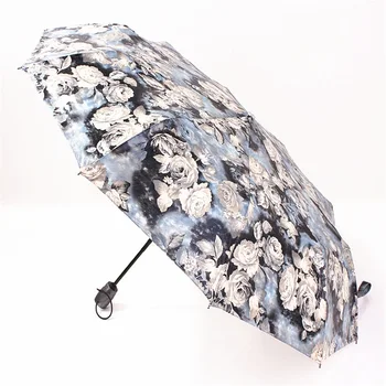 Fully Automatic Compact Anti-UV Rain Sunshine Windproof Women Ladies Large Fashion Flower Umbrella Three Folding WZP148
Fully Automatic Compact Anti-UV Rain Sunshine Windproof Women Ladies Large Fashion Flower Umbrella Three Folding WZP148