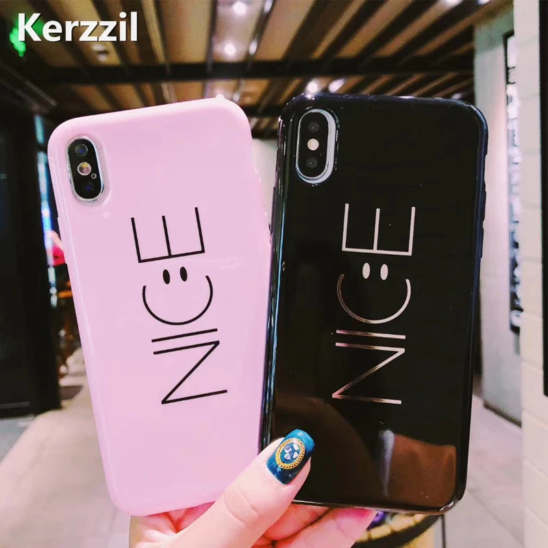 Kerzzil Fashion Letter NICE Phone Cases For Huawei P20 pro lite Case on Honor 9 9lite 10 V10 HonorPlay Cute smile face Soft Case
Kerzzil Fashion Letter NICE Phone Cases For Huawei P20 pro lite Case on Honor 9 9lite 10 V10 HonorPlay Cute smile face Soft Case
