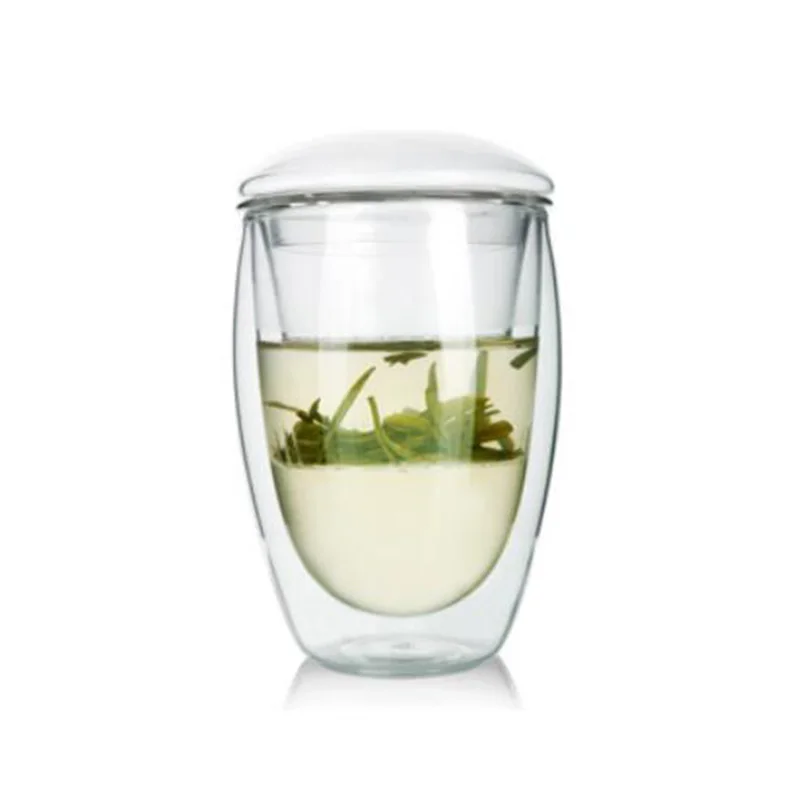 OBR 350ml Double Insulated Tea Mug Transparent Glass Egg Shape Tea Infuser with Lid Home Office Flower Tea Soaking Strainer Cup
OBR 350ml Double Insulated Tea Mug Transparent Glass Egg Shape Tea Infuser with Lid Home Office Flower Tea Soaking Strainer Cup