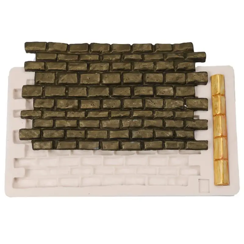 Wall Stone Silicone Mold Brick Wall Pattern Baking Fondant Mold Cake Decoration Tool Chocolate Gumpaste Sugarcraft Mold
Wall Stone Silicone Mold Brick Wall Pattern Baking Fondant Mold Cake Decoration Tool Chocolate Gumpaste Sugarcraft Mold