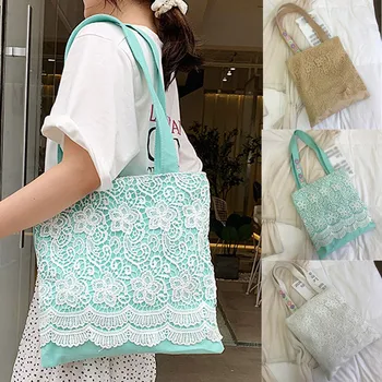 New Casual bolso bandolera mujer Fashion Women Canvas Zipper Lace Flower Shoulder Bags Hand Bag Shopping Bag tasche damen Sac #C
New Casual bolso bandolera mujer Fashion Women Canvas Zipper Lace Flower Shoulder Bags Hand Bag Shopping Bag tasche damen Sac #C