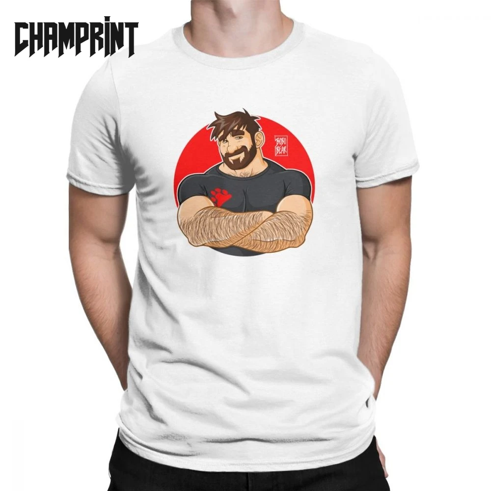 Gay Bear Adam Likes Crossing Arms T-Shirt for Men 100% Cotton T Shirt Bearded Bobobear Bobo Bear Pride LGBT Tee Graphic Tops
Gay Bear Adam Likes Crossing Arms T-Shirt for Men 100% Cotton T Shirt Bearded Bobobear Bobo Bear Pride LGBT Tee Graphic Tops
