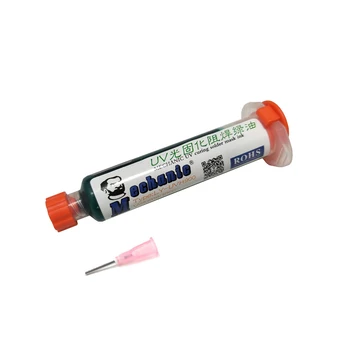 1PCS MECHANIC 10CC GREEN UV SOLDER MASK PCB BGA PAINT PREVENT CORROSIVE ARCING Soldering Paste Flux Cream Welding Fluxes Oil
1PCS MECHANIC 10CC GREEN UV SOLDER MASK PCB BGA PAINT PREVENT CORROSIVE ARCING Soldering Paste Flux Cream Welding Fluxes Oil