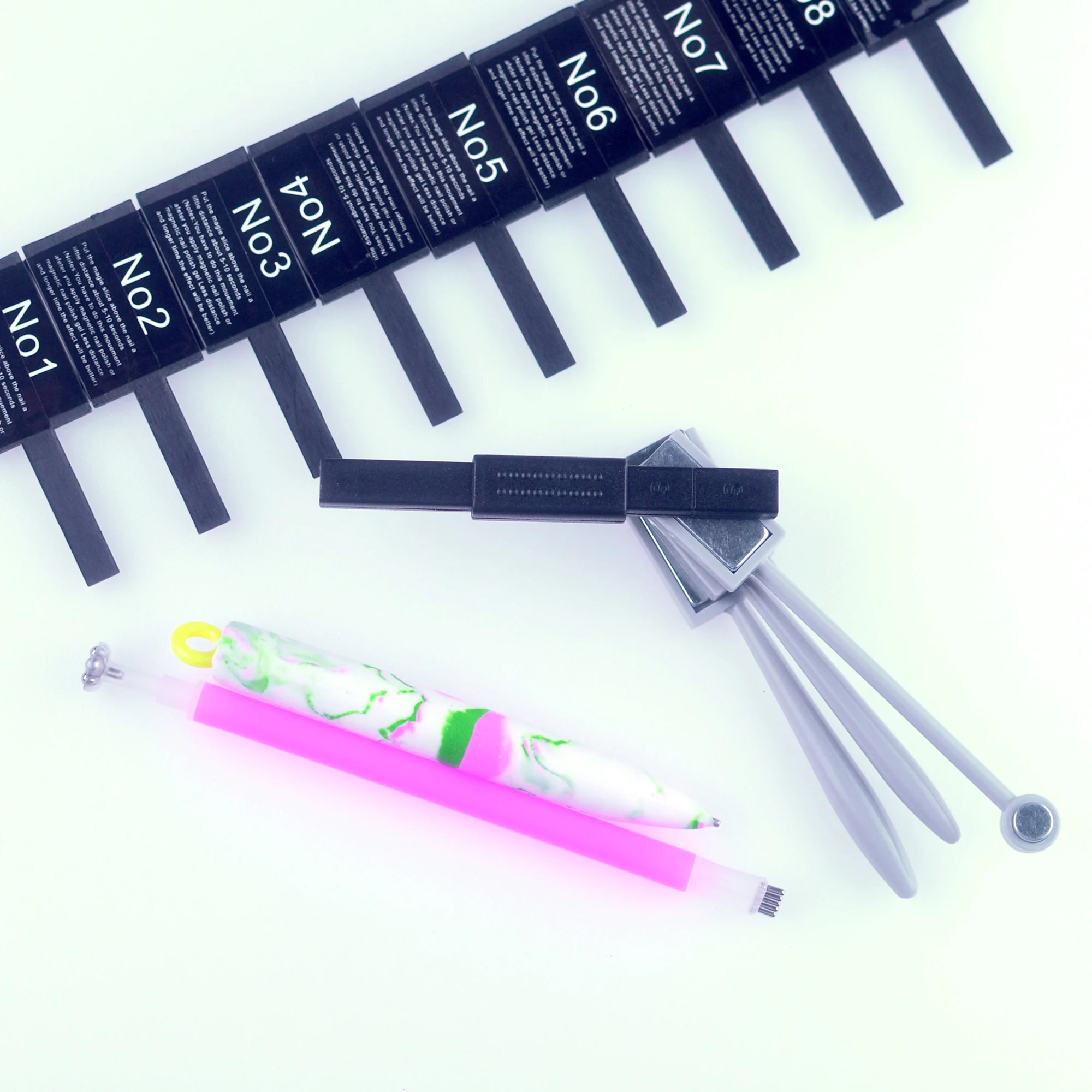 Strong Magnetic Nail Art Stick Set 3D Cat Eye Effect Magnet for UV Painting Gel Nail Polish Uv Lamp for Gel Varnish
Strong Magnetic Nail Art Stick Set 3D Cat Eye Effect Magnet for UV Painting Gel Nail Polish Uv Lamp for Gel Varnish