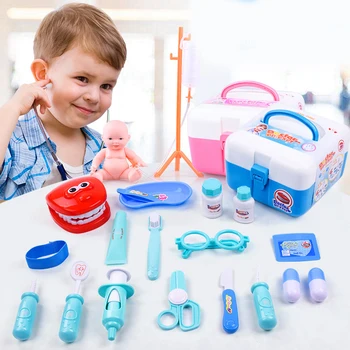 Pretend Play Doctor Nurse Cosplay Portable Suitcase Medical Kit Kids Educational Baby Toys For Children Christmas Gift QB223
Pretend Play Doctor Nurse Cosplay Portable Suitcase Medical Kit Kids Educational Baby Toys For Children Christmas Gift QB223