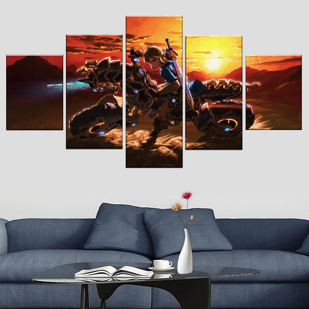 Canvas painting 5 pieces of Zelda legend picture poster modern decorative painting home decoration mural wall art
Canvas painting 5 pieces of Zelda legend picture poster modern decorative painting home decoration mural wall art