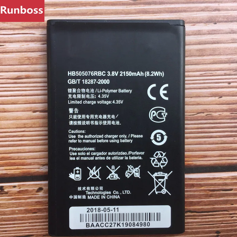 2150mAh HB505076RBC Battery For Huawei Y3 II / LUA-L21 LUA-U22 LUA-A22 LUA-U02 LUA-L02 LUA-L03 Mobile Phone Battery
2150mAh HB505076RBC Battery For Huawei Y3 II / LUA-L21 LUA-U22 LUA-A22 LUA-U02 LUA-L02 LUA-L03 Mobile Phone Battery