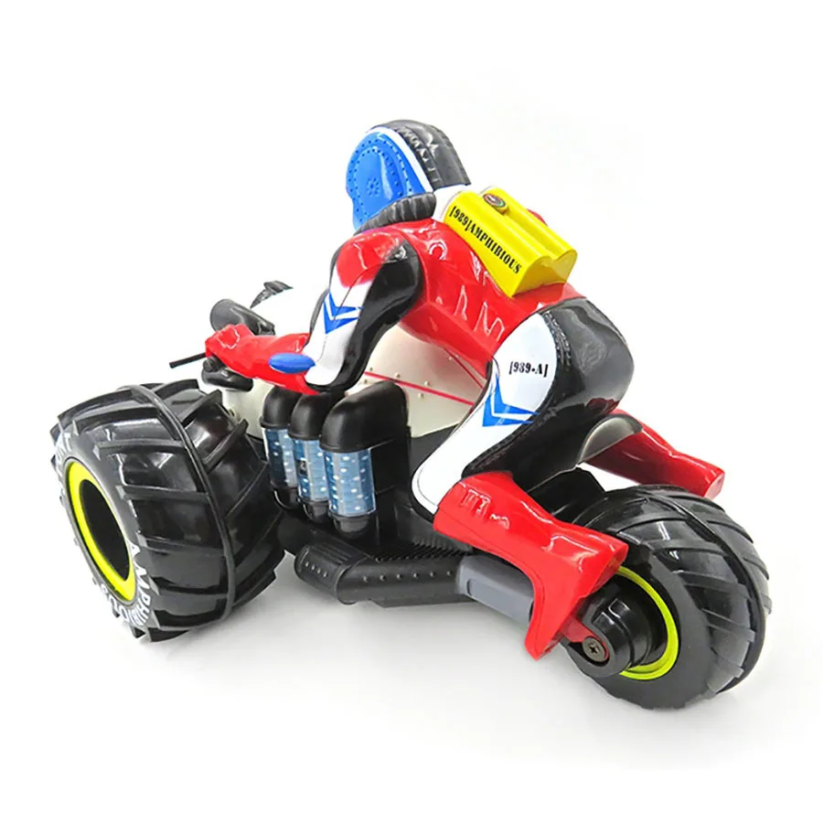 Flytec Amphibious Stunt Boat RC Car Moto 4WD 15kmH Wireless 360 Degrees Rotate Motorfiets Remote Control Cars Children Toys (9)