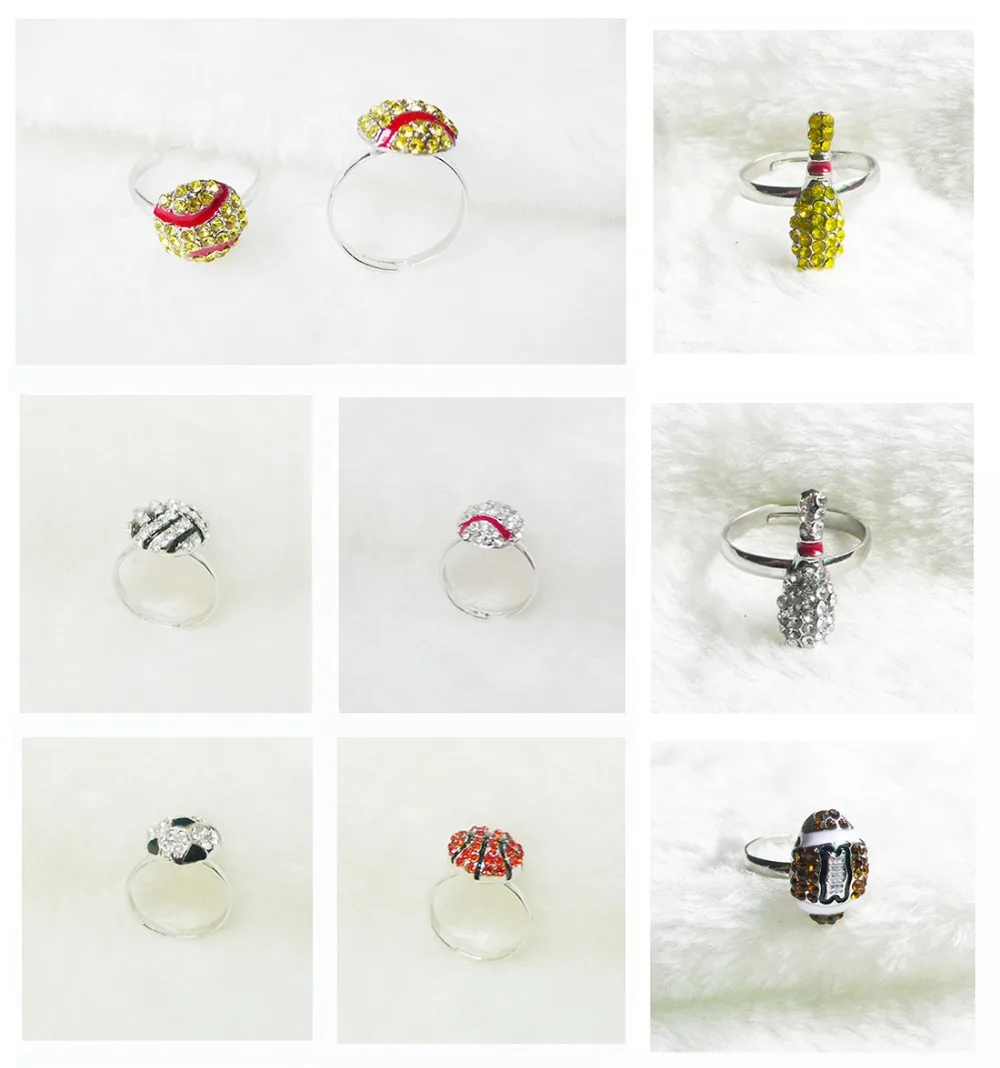 Sports Girls Ring Softball Baseball Volleyball Soccer Bowling Rhinestone Crystal Bling Team Gifts Game Wear
Sports Girls Ring Softball Baseball Volleyball Soccer Bowling Rhinestone Crystal Bling Team Gifts Game Wear