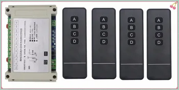 DC12V 24V 36V 48V 4CH RF Wireless Remote Control Relay Switch Security System Garage Doors, Electric Doors/window /lamp 4*remote
DC12V 24V 36V 48V 4CH RF Wireless Remote Control Relay Switch Security System Garage Doors, Electric Doors/window /lamp 4*remote