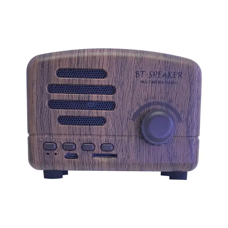 Classic Retro Mini Portable Bluetooth Speaker Wireless Stereo Subwoofer Music Speaker Retro Radio Card Type
Classic Retro Mini Portable Bluetooth Speaker Wireless Stereo Subwoofer Music Speaker Retro Radio Card Type