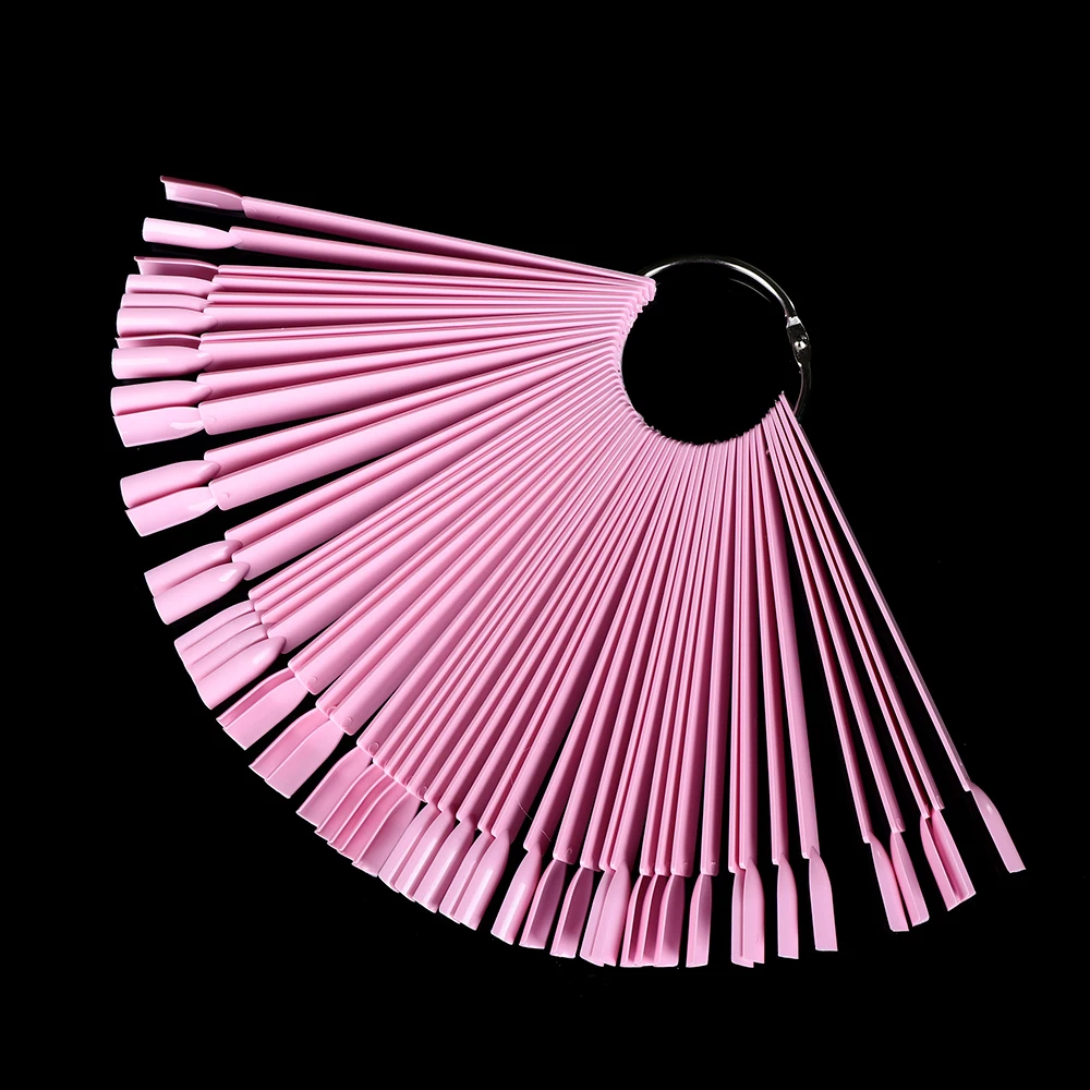 50Pcs Fan Shaped False Nail Tips Fake Nail Art Tips Polish UV Gel Sticker Decoration Practice Display Stick Salon Manicure Tools
50Pcs Fan Shaped False Nail Tips Fake Nail Art Tips Polish UV Gel Sticker Decoration Practice Display Stick Salon Manicure Tools