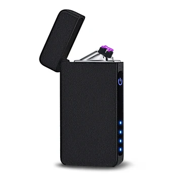 New Design Rechargeable Electronic USB Lighter Cigarettes Pulse Windproof Double Arc Electric Lighters Plasma Flameless diy
New Design Rechargeable Electronic USB Lighter Cigarettes Pulse Windproof Double Arc Electric Lighters Plasma Flameless diy