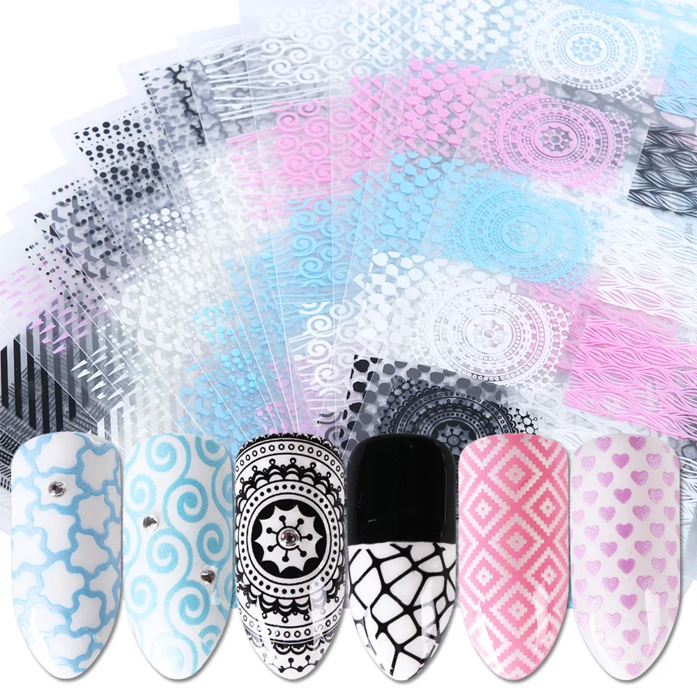 1pcs Colorful Geometry Nail Stickers Decals 3D Stripes Wave Line Tattoos Wraps Sliders Charm Adhesive Manicure Decor JIBP301-316
1pcs Colorful Geometry Nail Stickers Decals 3D Stripes Wave Line Tattoos Wraps Sliders Charm Adhesive Manicure Decor JIBP301-316