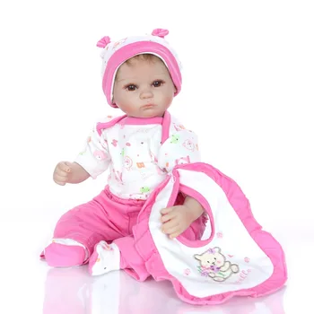 NPK 17"/43 cm Adorable Lifelike Reborn Baby Dolls for Girls Soft Vinyl Silicone Reborn Doll bebe dolls menina silicone realista
NPK 17"/43 cm Adorable Lifelike Reborn Baby Dolls for Girls Soft Vinyl Silicone Reborn Doll bebe dolls menina silicone realista