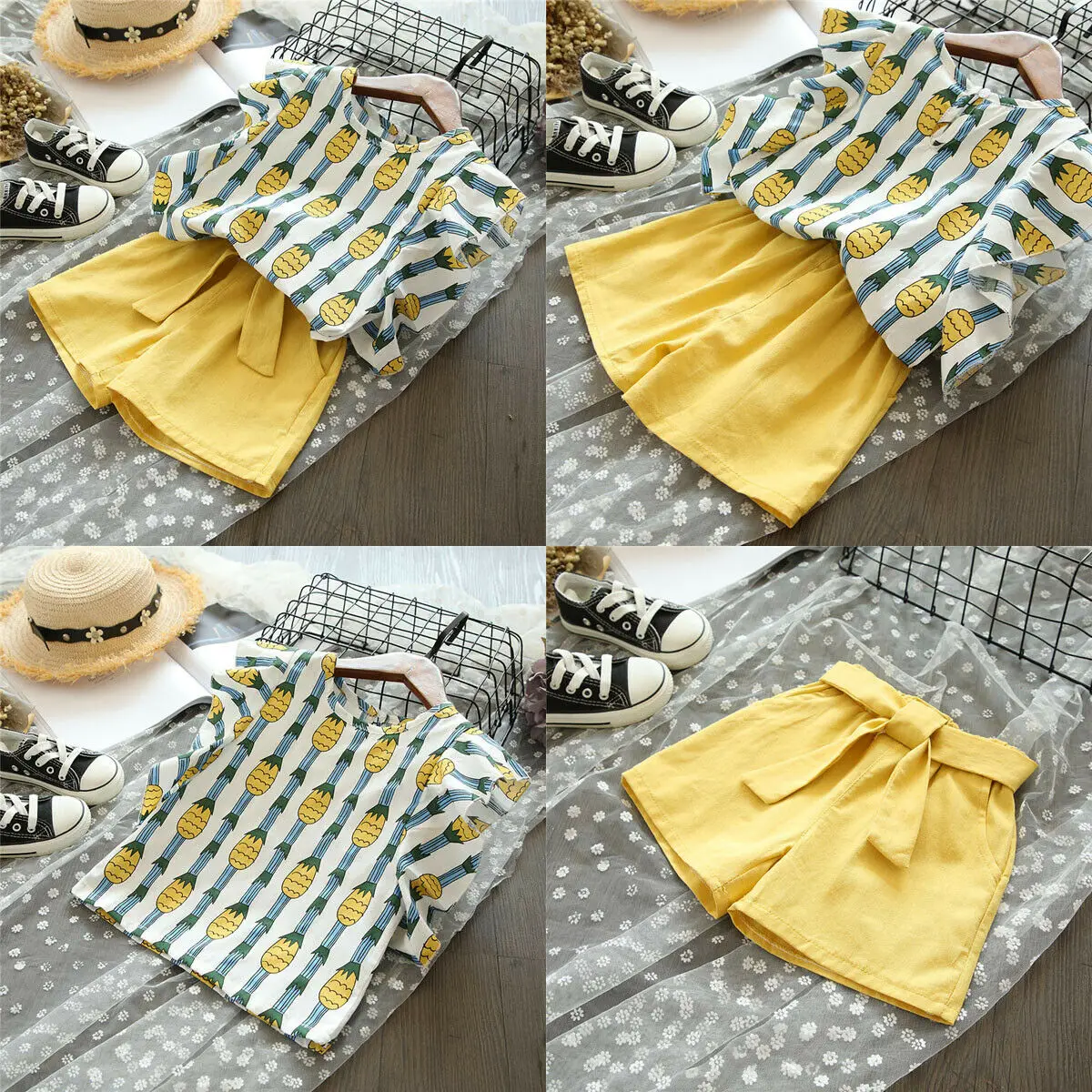 Pudcoco 2019 Summer Yellow Toddler Kids Girls Pineapple Chiffon Tops Shorts Pants Outfits Set Clothes
Pudcoco 2019 Summer Yellow Toddler Kids Girls Pineapple Chiffon Tops Shorts Pants Outfits Set Clothes