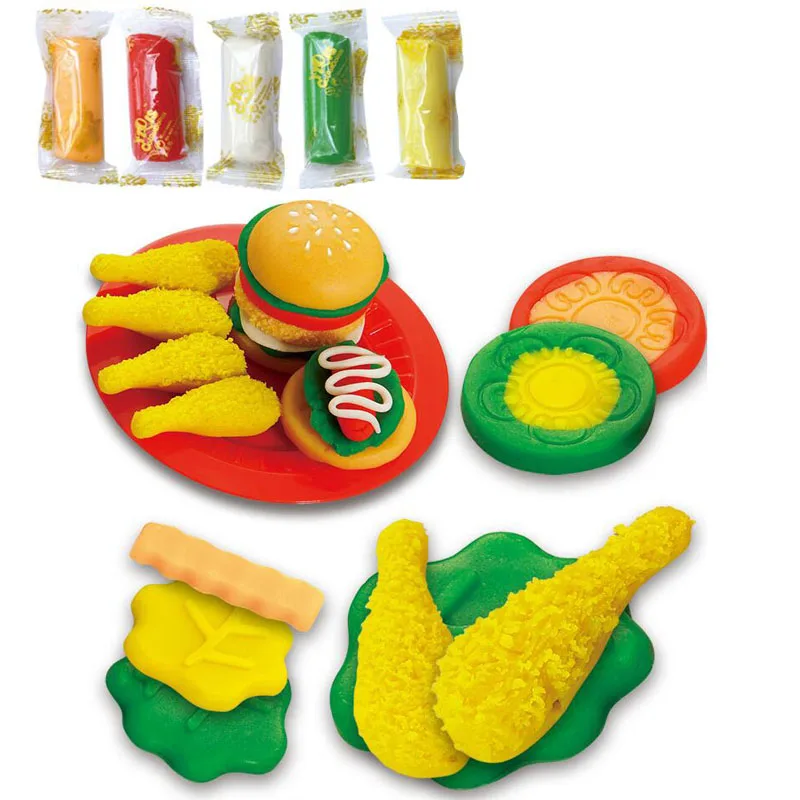 New hamburger 3D color plasticine clay suit parent-child interactive toys burger set mold intelligent playdough gift toys
New hamburger 3D color plasticine clay suit parent-child interactive toys burger set mold intelligent playdough gift toys