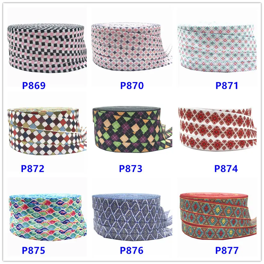 Hot Sale 5/8" Geometry Print Fold Over Elastic 10 Yards Wholesale Hair Tie FOE Elastic Rhombus Print Ribbon for DIY Head Wear
Hot Sale 5/8" Geometry Print Fold Over Elastic 10 Yards Wholesale Hair Tie FOE Elastic Rhombus Print Ribbon for DIY Head Wear