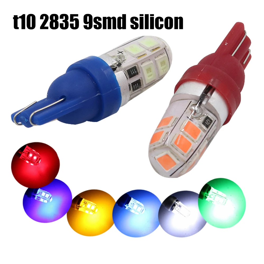 YSY 100x led t10 W5W 194 168 NEW silicone auto car Lights 9smd 2835 t10 led Side Wedge License Plate Tail Signal Lamp Bulb 12V
YSY 100x led t10 W5W 194 168 NEW silicone auto car Lights 9smd 2835 t10 led Side Wedge License Plate Tail Signal Lamp Bulb 12V