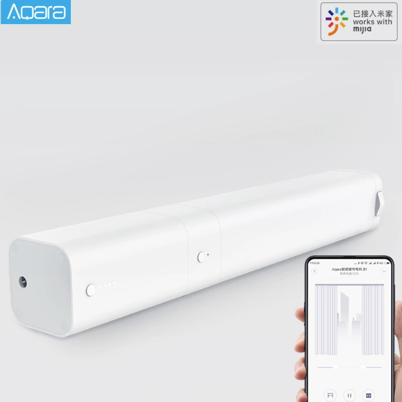 Original Xiaomi Aqara B1 Smart Curtain Motor APP Remote Control Wireless Timing Motorized Electric Curtain Motor For Smart Home
Original Xiaomi Aqara B1 Smart Curtain Motor APP Remote Control Wireless Timing Motorized Electric Curtain Motor For Smart Home