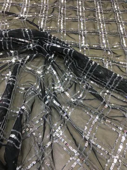 Fashinable African High Quality embroidered sequins tulle mesh Lace Fabric For dress Wedding dress evening dress
Fashinable African High Quality embroidered sequins tulle mesh Lace Fabric For dress Wedding dress evening dress