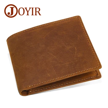 JOYIR New Crazy Horse Leather Men Wallets Leather Man short Wallet Vintage Man Purse Male Wallet Men's Small Wallets Card Holder
JOYIR New Crazy Horse Leather Men Wallets Leather Man short Wallet Vintage Man Purse Male Wallet Men's Small Wallets Card Holder