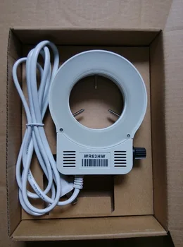 Ring Lights LED White Light Inner Diameter 58mm Microscope Light Source Single Barrel Lens Diffuse Lamp Adjustable Brightness