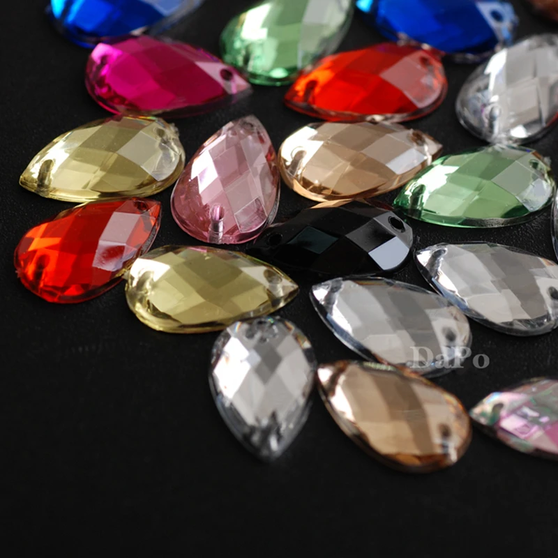 8x13mm Mix 15Color Teardrop Sew on TAIWAN Acrylic Rhinestone Flatback Sew-on Beads 2 hole For Clothes Dress Bags 100pcs
8x13mm Mix 15Color Teardrop Sew on TAIWAN Acrylic Rhinestone Flatback Sew-on Beads 2 hole For Clothes Dress Bags 100pcs