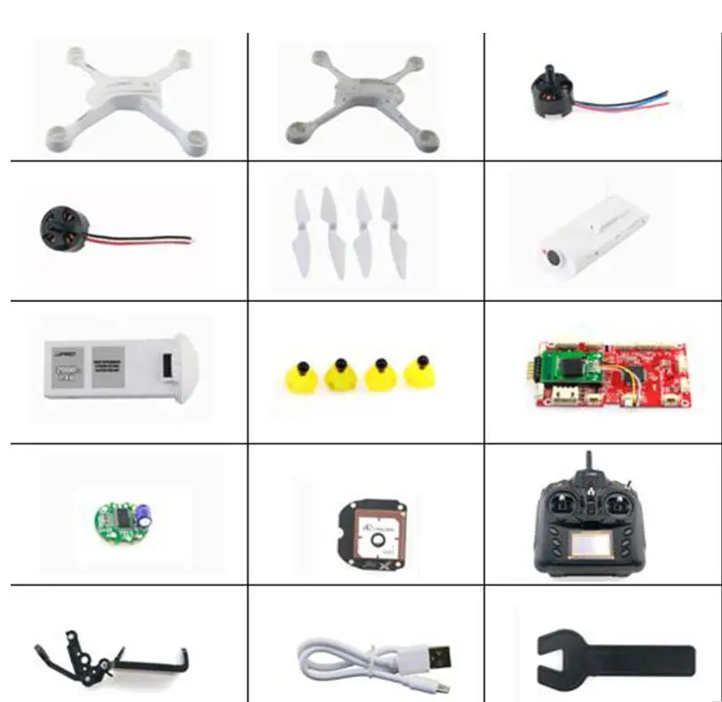 JJPRO X3 GPS Drones RC Quadrocopter spare parts body shell motor blades Receiver GPS ESC remote controller camera charger etc.
JJPRO X3 GPS Drones RC Quadrocopter spare parts body shell motor blades Receiver GPS ESC remote controller camera charger etc.