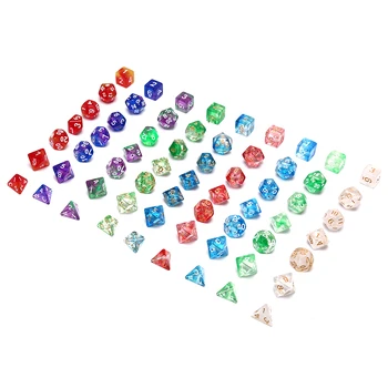 7pcs/set TRPG Game Lovers Playing Games Transparent Acrylic Dice Set Multicolor 4, 6, 8, 10, 12, 20 Sided Dice
7pcs/set TRPG Game Lovers Playing Games Transparent Acrylic Dice Set Multicolor 4, 6, 8, 10, 12, 20 Sided Dice