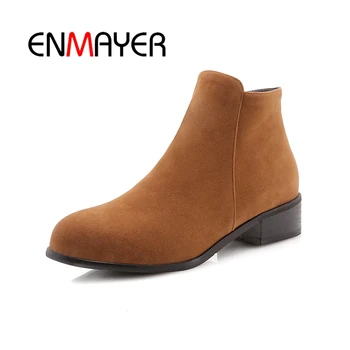 ENMAYER Female Denim Knight boots Metal pointed-toe High heel women Ankle boots Warm Autumn Winter footwear boots shoes CR1487
ENMAYER Female Denim Knight boots Metal pointed-toe High heel women Ankle boots Warm Autumn Winter footwear boots shoes CR1487