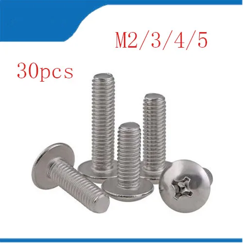 30PCS-M2*3/4/5/6...12 m2 bolts 304 Stainless Steel Cross Recessed M2 nails Flat Head Machine Screw / Large Flat Head Screw
30PCS-M2*3/4/5/6...12 m2 bolts 304 Stainless Steel Cross Recessed M2 nails Flat Head Machine Screw / Large Flat Head Screw