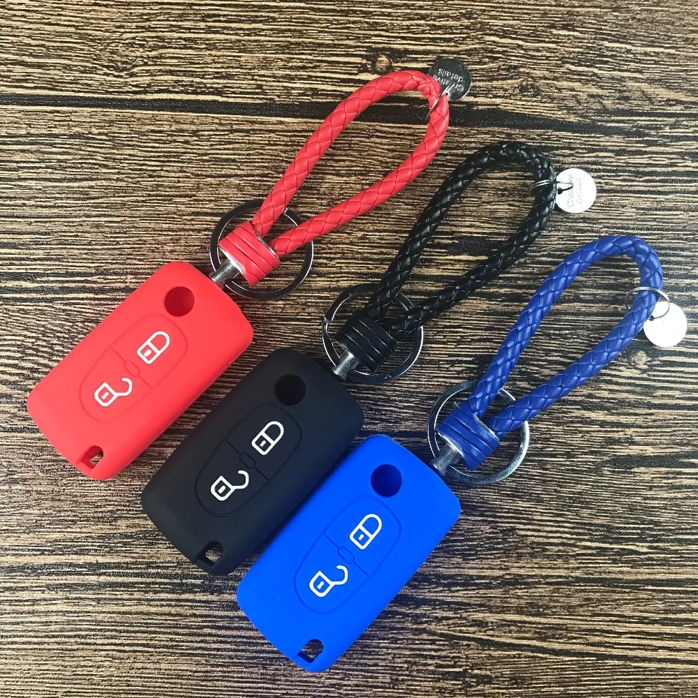 2 Button Silicone Case for Peugeot 208 207 308 RCZ 408 407 307 206 Car Flip Key Cover
2 Button Silicone Case for Peugeot 208 207 308 RCZ 408 407 307 206 Car Flip Key Cover
