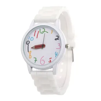 Fashion Children's Watch Pencil Pointer Watch Quartz Silicone Watch Children's Accessories Multicolor
Fashion Children's Watch Pencil Pointer Watch Quartz Silicone Watch Children's Accessories Multicolor