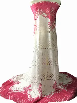 Fushia Pink Swiss Voile Lace In Switzerland French Design High Quality African Cord Lace Guipure Nigerian Dress KRL-1147 
Fushia Pink Swiss Voile Lace In Switzerland French Design High Quality African Cord Lace Guipure Nigerian Dress KRL-1147