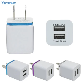 Wholesale 50pcs/lot Colorful 2A+1A US Plug AC Power Adapter Trave Wall dual USB Charger for iPhone 4 5 6 plus 7 for Samsung HTC
Wholesale 50pcs/lot Colorful 2A+1A US Plug AC Power Adapter Trave Wall dual USB Charger for iPhone 4 5 6 plus 7 for Samsung HTC