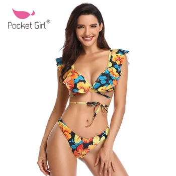 Pocket Girl 2019 Sexy Mini Bikini Set Off Shoulder Ribbed Swimsuit Cross Bathing Suit Swimwear Swimming Suit Brazilian Biquni
Pocket Girl 2019 Sexy Mini Bikini Set Off Shoulder Ribbed Swimsuit Cross Bathing Suit Swimwear Swimming Suit Brazilian Biquni