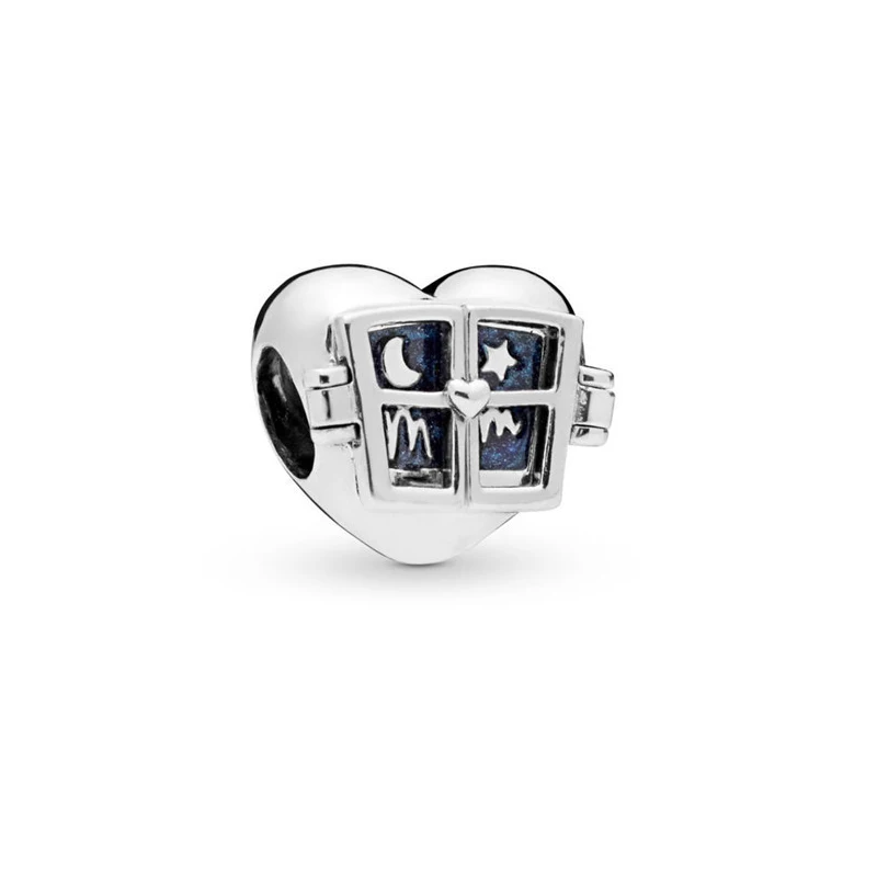 Window Heart Charm Beads for Beaded Jewelry Making Silver 925 Jewelry Night Star Moon Love Silver Beads for Jewelry Making DIY
Window Heart Charm Beads for Beaded Jewelry Making Silver 925 Jewelry Night Star Moon Love Silver Beads for Jewelry Making DIY