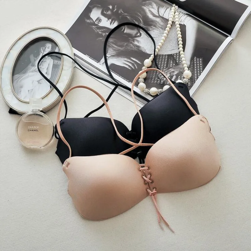 Fashion Women Bra Sexy Gathered Underwear Push Up Lingerie Solid Silicone Beauty Back Underwear Wire Free Bra Bandage Invisible
Fashion Women Bra Sexy Gathered Underwear Push Up Lingerie Solid Silicone Beauty Back Underwear Wire Free Bra Bandage Invisible