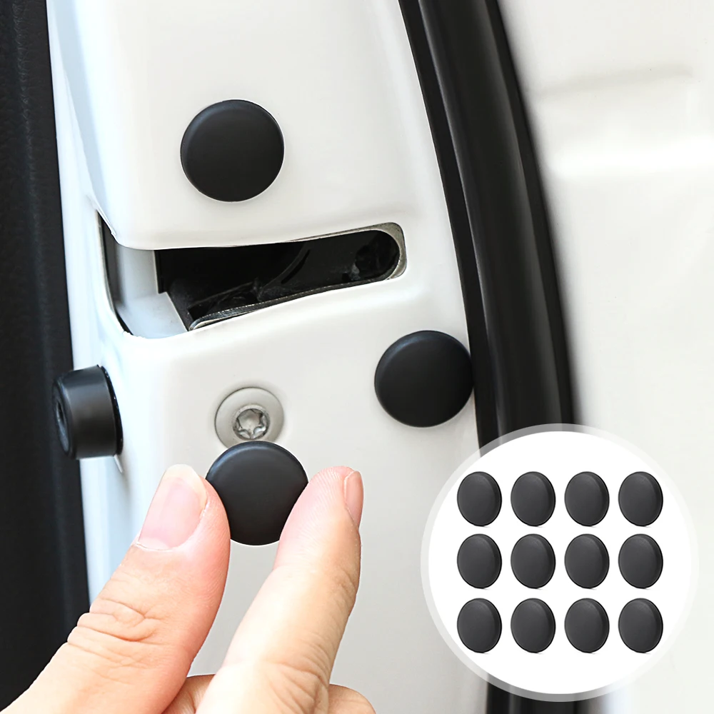 Car Door Lock Screw Protector Cover For Hyundai Tucson Elantra Creta IX25 IX35 Sonata Solaris Santa Fe I30 Accent Azera | Автомобили и