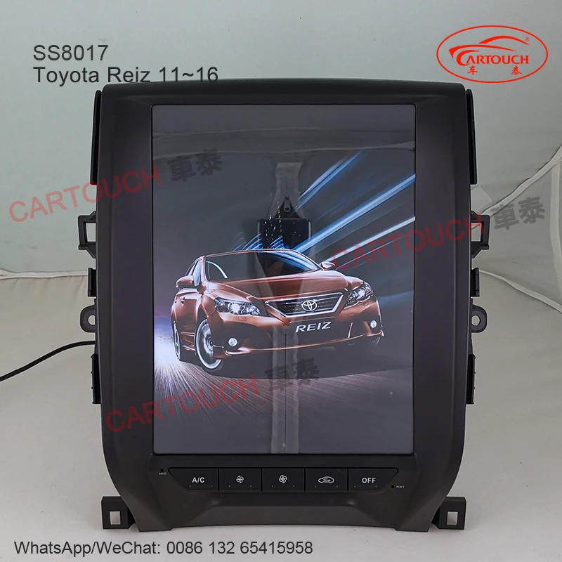 12.1 Inch Vertical Screen Tesla Style Android Car GPS Multimedia Player for Toyota Reiz Mark X 10~16 Car Radio RDS GPS Bluetooth
12.1 Inch Vertical Screen Tesla Style Android Car GPS Multimedia Player for Toyota Reiz Mark X 10~16 Car Radio RDS GPS Bluetooth