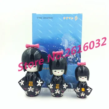 3pcs Three Szie 13cm 11cm 9 Cm Cute Collectibles Japanese Wooden Doll Kokeshi Wood Decoration Mini Garden Accessories #9901
3pcs Three Szie 13cm 11cm 9 Cm Cute Collectibles Japanese Wooden Doll Kokeshi Wood Decoration Mini Garden Accessories #9901