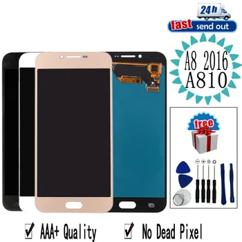5.7'' AMOLED A810 LCD For SAMSUNG GALAXY A8 2016 A8100 LCD Display A810F Touch Screen Tested Digitizer Assembly
5.7'' AMOLED A810 LCD For SAMSUNG GALAXY A8 2016 A8100 LCD Display A810F Touch Screen Tested Digitizer Assembly