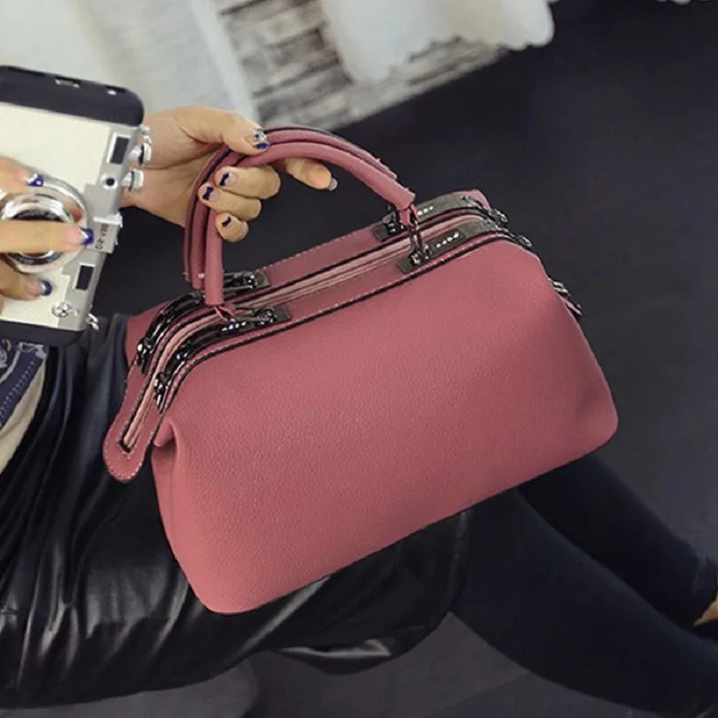 2018 Luxury Designer Famous Brand Leather Women's Shoulder Crossbody Bag Vintage Boston Women Messenger Suede Handbags bolsas
2018 Luxury Designer Famous Brand Leather Women's Shoulder Crossbody Bag Vintage Boston Women Messenger Suede Handbags bolsas