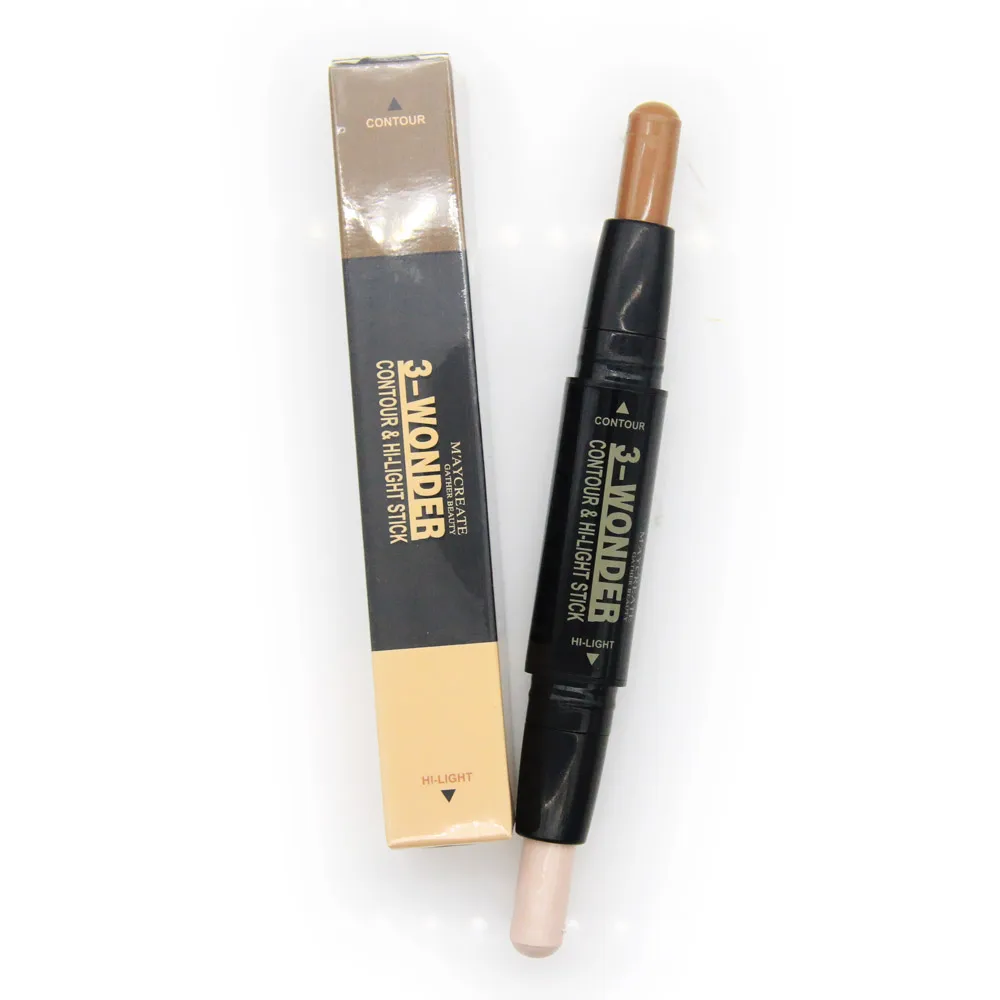 MayCreate Brand 1 Piece Double-end Concealer Stick Face Makeup Creamy Foundation Pencil Women Facial Make up Highlighter 3D Pen
MayCreate Brand 1 Piece Double-end Concealer Stick Face Makeup Creamy Foundation Pencil Women Facial Make up Highlighter 3D Pen