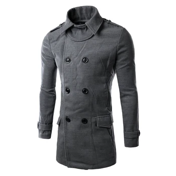 Double -Breasted Business Style Trench Coat Men Long Sleeves Lapel Slim Mens Overcoat Winter Solid Color Men 'S Windbreaker
Double -Breasted Business Style Trench Coat Men Long Sleeves Lapel Slim Mens Overcoat Winter Solid Color Men 'S Windbreaker