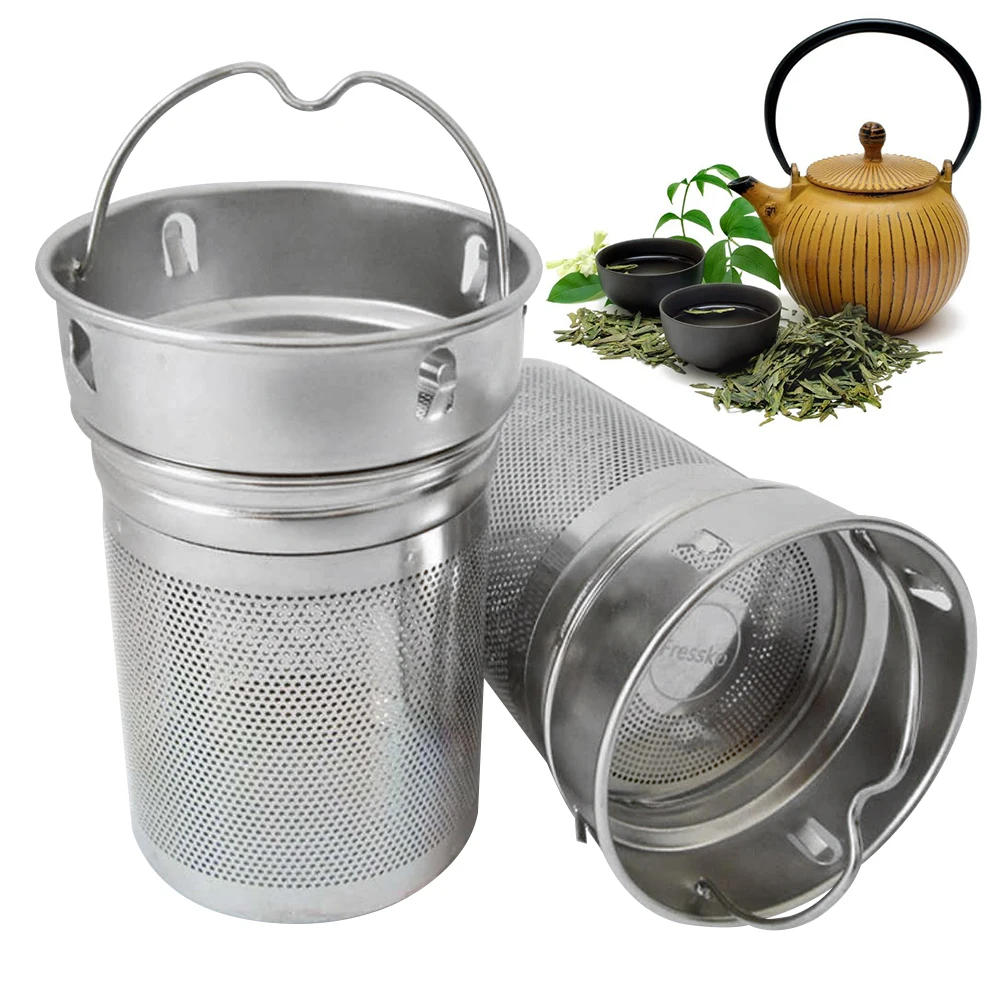 Tea Mesh Infuser Reusable Tea Strainer Teapot Stainless Steel Loose Tea Leaf Spice Filter Drinkware Kitchen Accessories
Tea Mesh Infuser Reusable Tea Strainer Teapot Stainless Steel Loose Tea Leaf Spice Filter Drinkware Kitchen Accessories